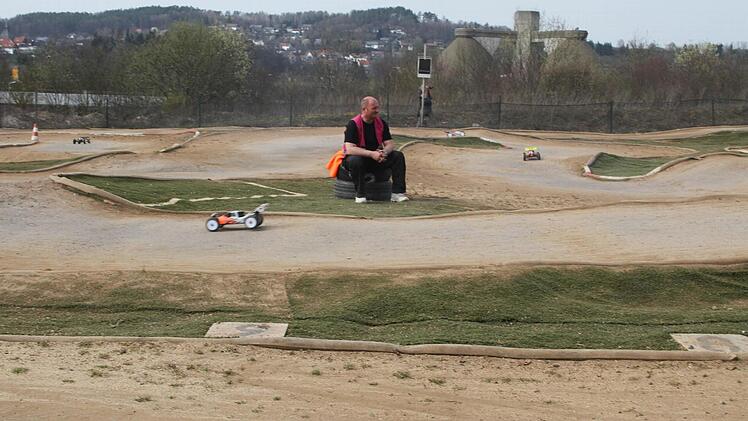 Saisonauftakt auf dem Plassenburgring hinter der Kulmbacher Kläranlage. Foto: Sonja Adam