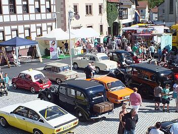 Nostalgie und Antik - dieses Motto herrschte beim Burkardrother Herbstmarkt vor.