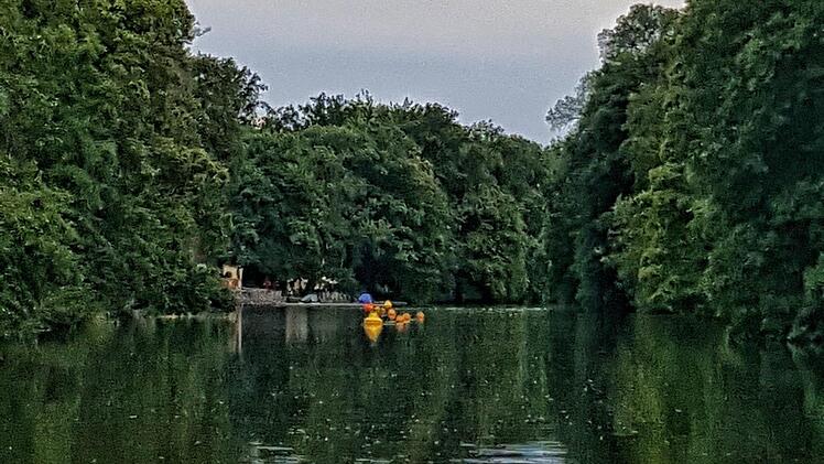Bei seiner Flucht durchschwamm der Mann die Regnitz. Foto: Christofzik