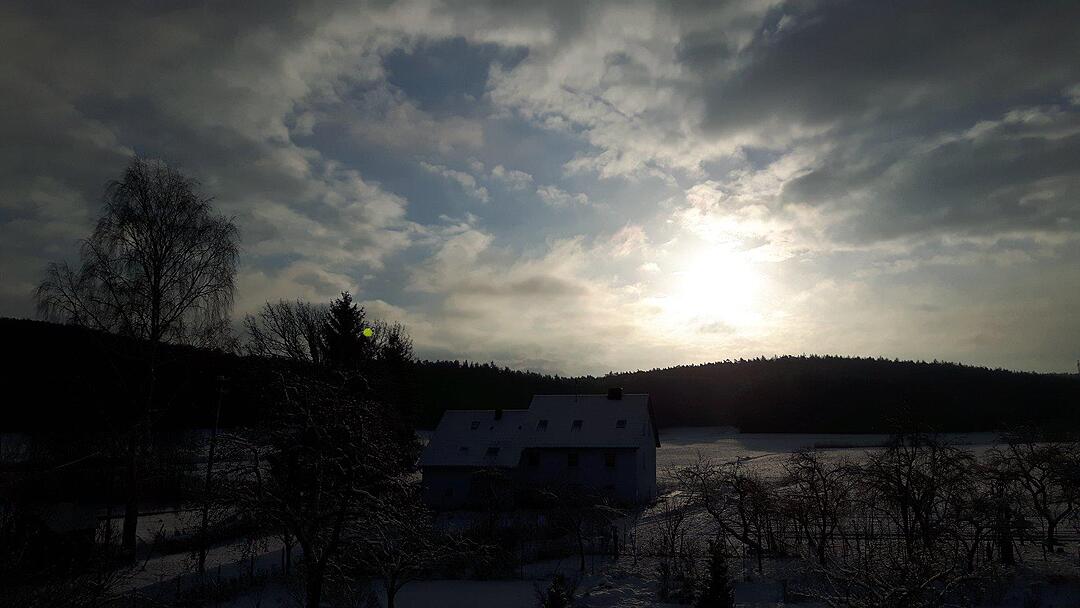 Schnee und Eis - Die schönsten Aufnahmen aus Franken