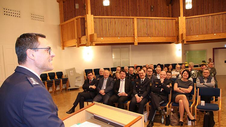Eindrücke von der Einführung des neuen Chefs der der Hammelburger Polizei. Foto: Ralf Ruppert