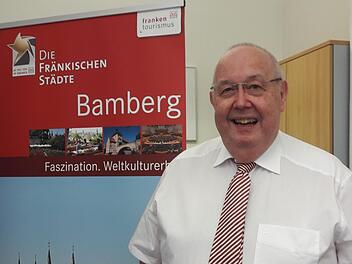 Mit Städten wie Bamberg  und Franken als  Radfahrer- und Genussregion wirbt der Tourismusmanager Olaf Seifert gern.K.Angerstein