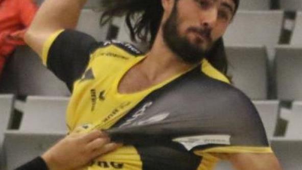 Coburgs neuer Spielmacher Pouya Norouzi Nezhad erzielte gegen den HC Elbflorenz vier Treffer. Iris Bilek