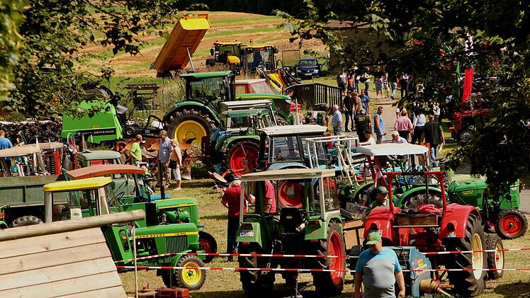 Das Treffen in Lembach stieß auf großes Interesse und Traktorfreunde kamen auch von weit her.