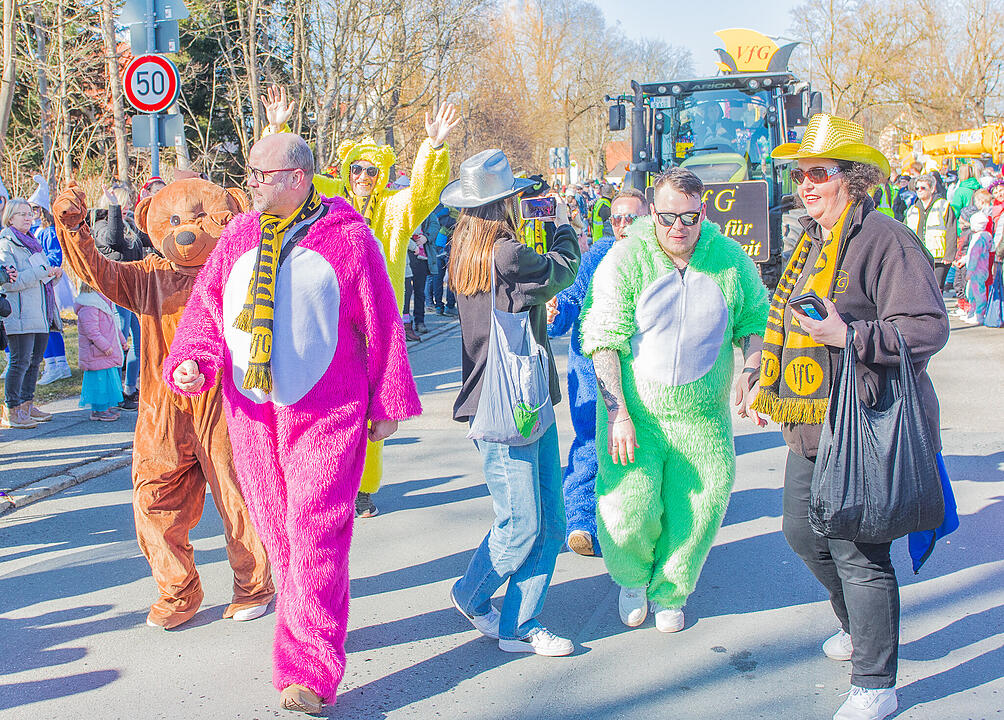 Die schönsten Fotos vom Allersberger Faschingszug 2025 gibt es hier! (Teil 1)