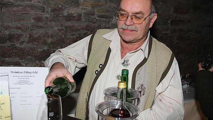 Winzer Wolfgang Eilingsfeld war von der ersten Hammelburger Weinmesse begeistert.