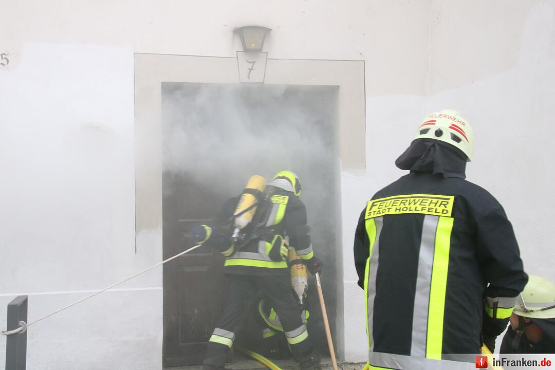 Feuerwehr Hollfeld Großübung