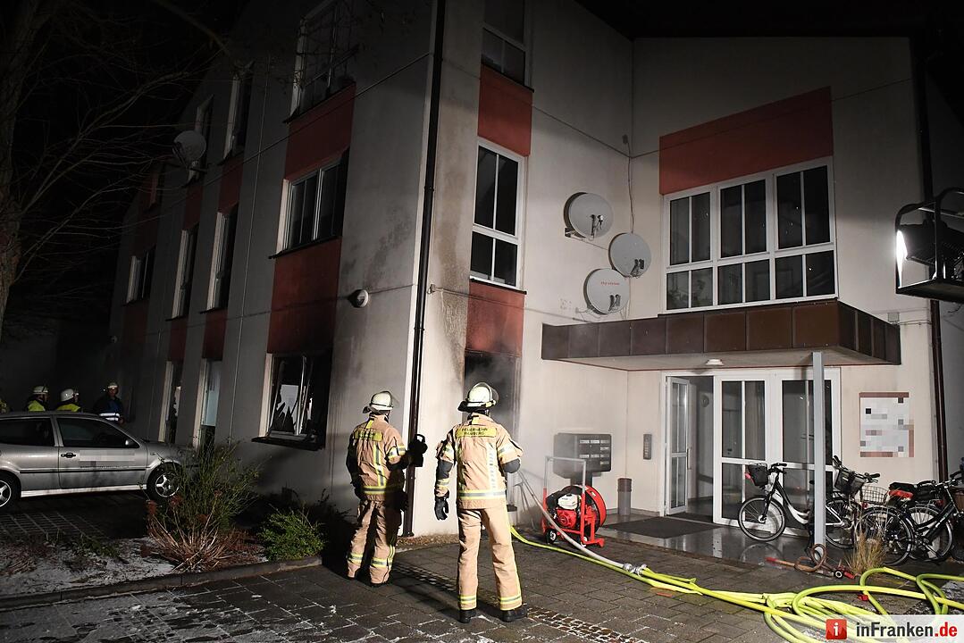 Brand in Gewerbegebiet in Bamberg