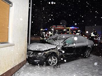An diesem Hauseck endete die Fahrt.Dieter Radziej