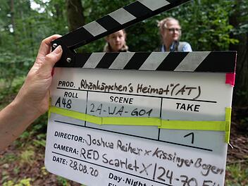 Jede Szene eine neue Klappe.  Stephanie Kunder