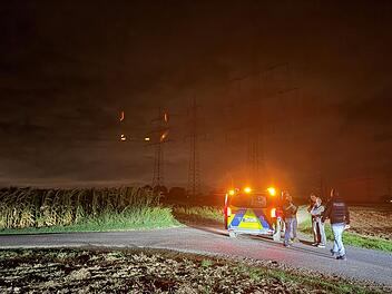 Polizeieinsatz am Umspannwerk in Dormagen