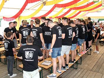 auch 2017 ging bei der Kerwa in Weisendorf wieder die Post ab. Fotos: Richard Sänger