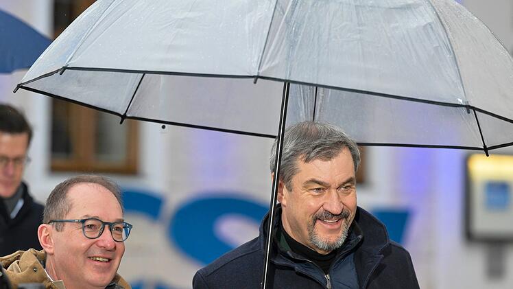 Markus S&ouml;der und Alexander Dobrindt