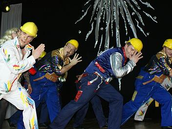 Die Stars des Abends vom Männerballett. Fotos: Rainer Unger