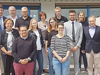 Teilnehmer der Azubi-Akademie Bad Kissingen  Foto: Frank Bernard