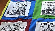 Der Friedensteppich ist am Samstag, 23. Juli, in der Marktstraße in Meeder zu sehen.