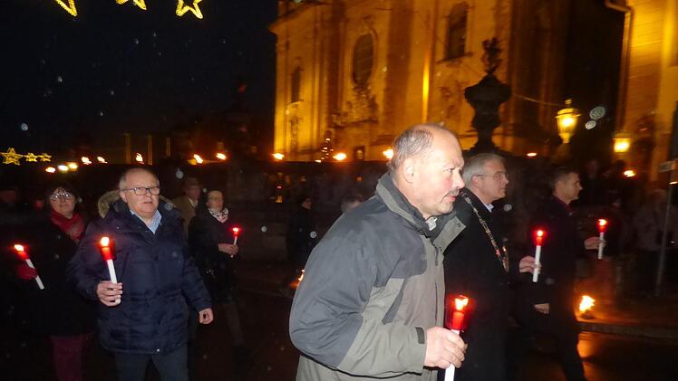 Bei der Lichterprozession in GößweinsteinThomas Weichert