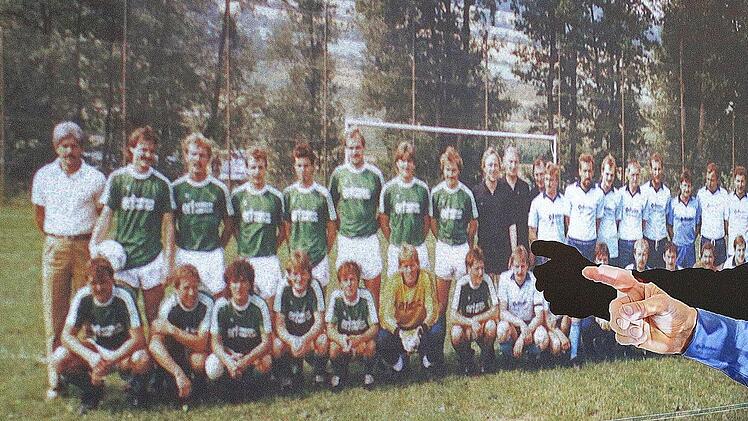 Zum zehnjährigen Bestehen traten die Sportfreunde Althausen 1987 gegen den 1. FC Schweinfurt 05 an. Das Ergebnis: 0:9 Foto: Archiv/Dieter Britz