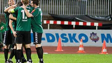 Schweinfurter Torjubel.  Foto: Tobias Köpplinger