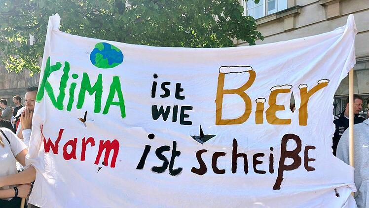 Ales erste Stadt in Bayern hat Erlangen den Klimanotstadt aufgerufen. Im Herbst soll eine Klimakonferenz f&uuml;r Sch&uuml;ler veranstaltet werden. Demonstrationen wie hier in Kopenhagen, sind auch in Mittelfranken regelm&auml;&szlig;ig auf den Stra&szlig;en unterwegs. Foto: Steffen Trumpf/dpa