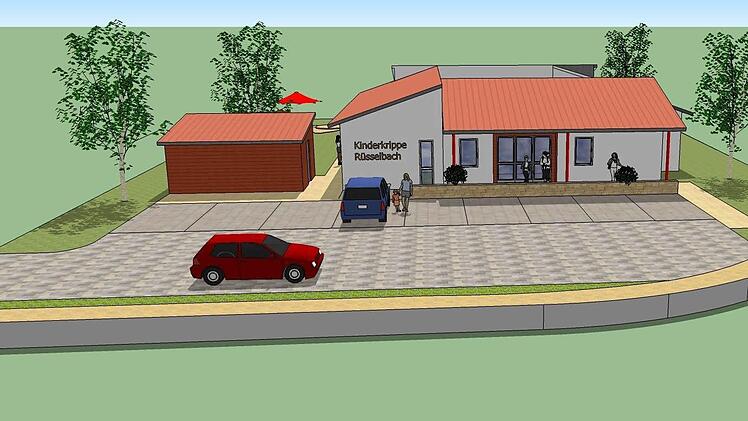 Wenn alles so läuft wie geplant, wird im kommenden Herbst diese Kinderkrippe in Igensdorf stehen. Plan: privat