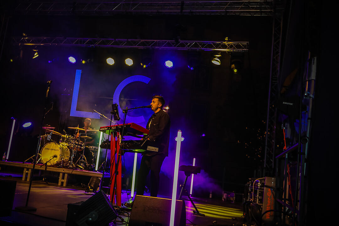 Beste Stimmung beim Stadtfest in Schweinfurt.
