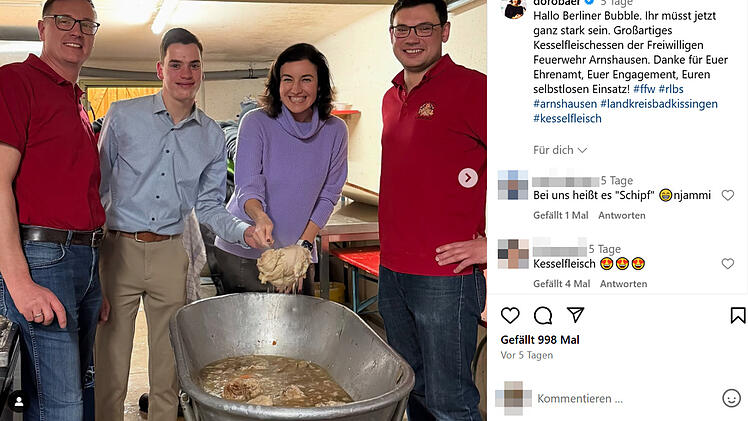 CSU-Promi postet fränkische Spezialität - "gibt's das auch in schön?"
