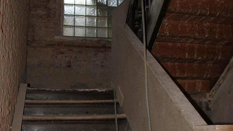 Die alte Holztreppe soll bleiben