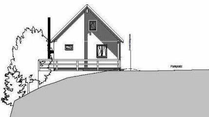 So soll der neue Dienstposten bei Zultenberg aussehen - hier die Ansicht von Nordwesten ...