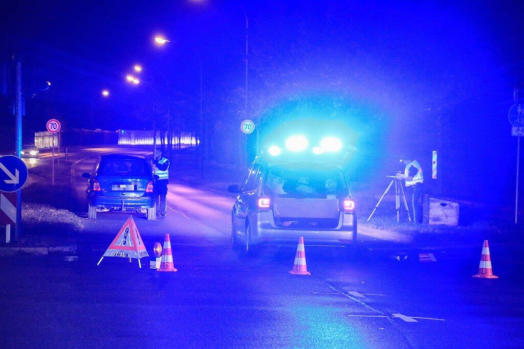 Auto erfasst Fußgänger in Bamberg