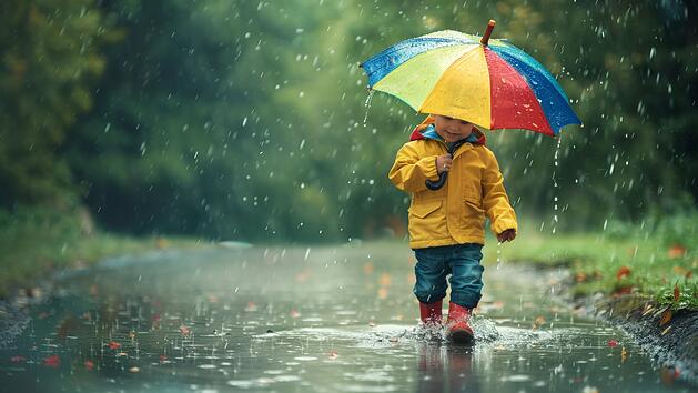 Regen, Fr&uuml;hling, Sommerregen