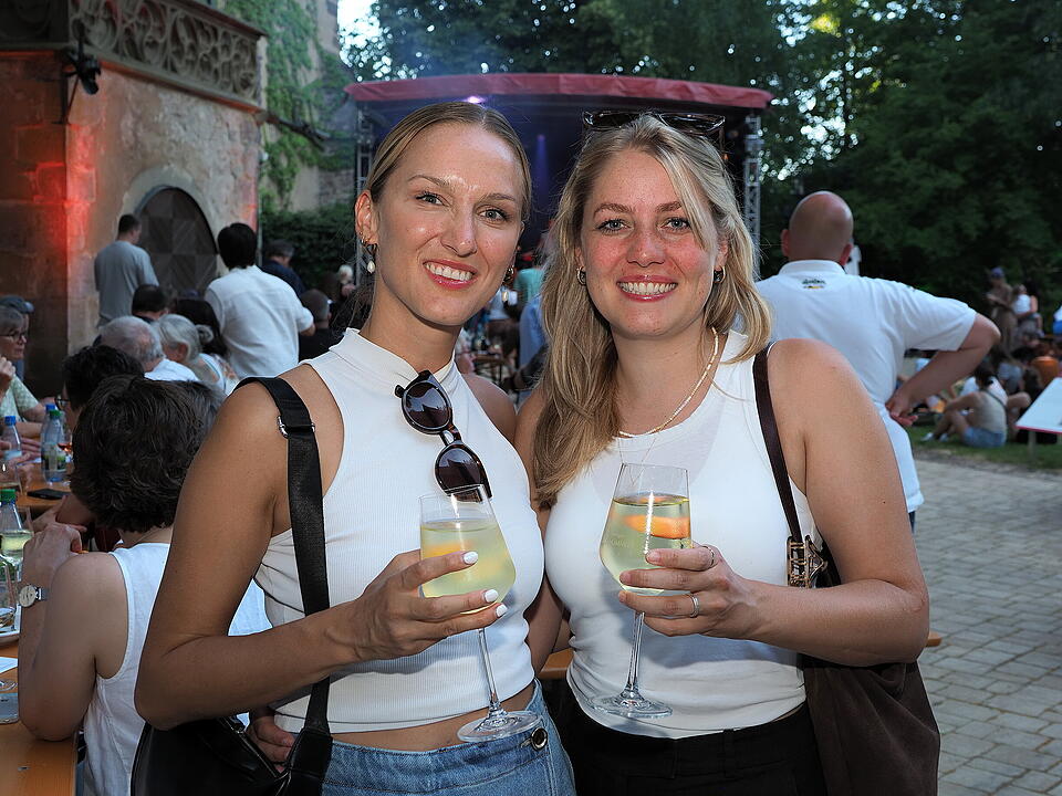 Das Fest fand im Schlosspark statt.