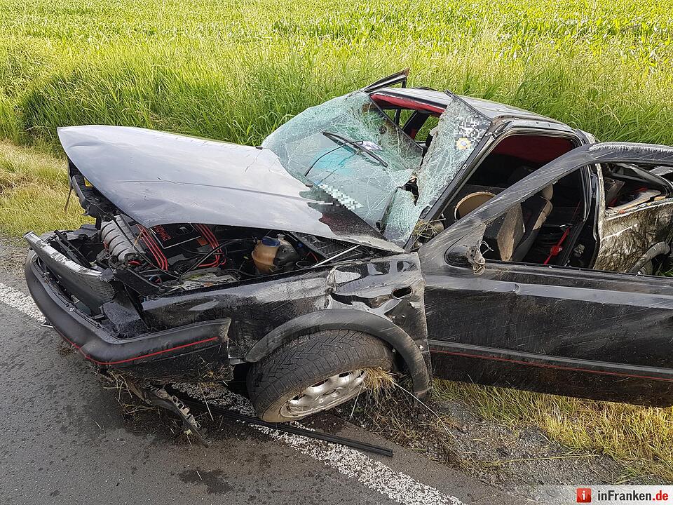 Schwerer Unfall auf B173 bei Köditz