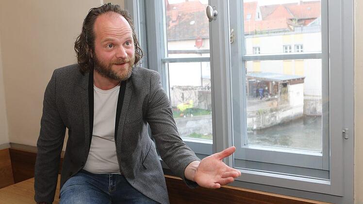 Wir trafen Franken-Tatort-Schauspieler Andreas Leopold Schadt zum Interview in Bamberg. Foto: Barbara Herbst