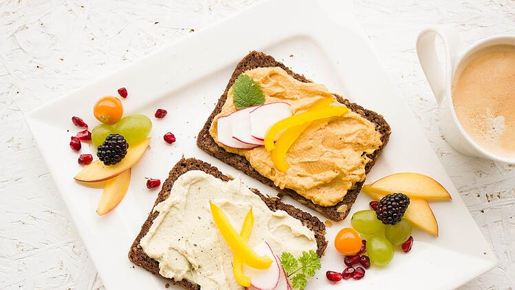 Aufstrich, vegan, Brot