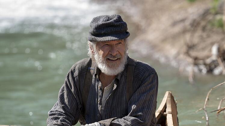 Einsiedler Thornton (Harrison Ford) f&uuml;hlt sich seinem Hund sehr nahe.