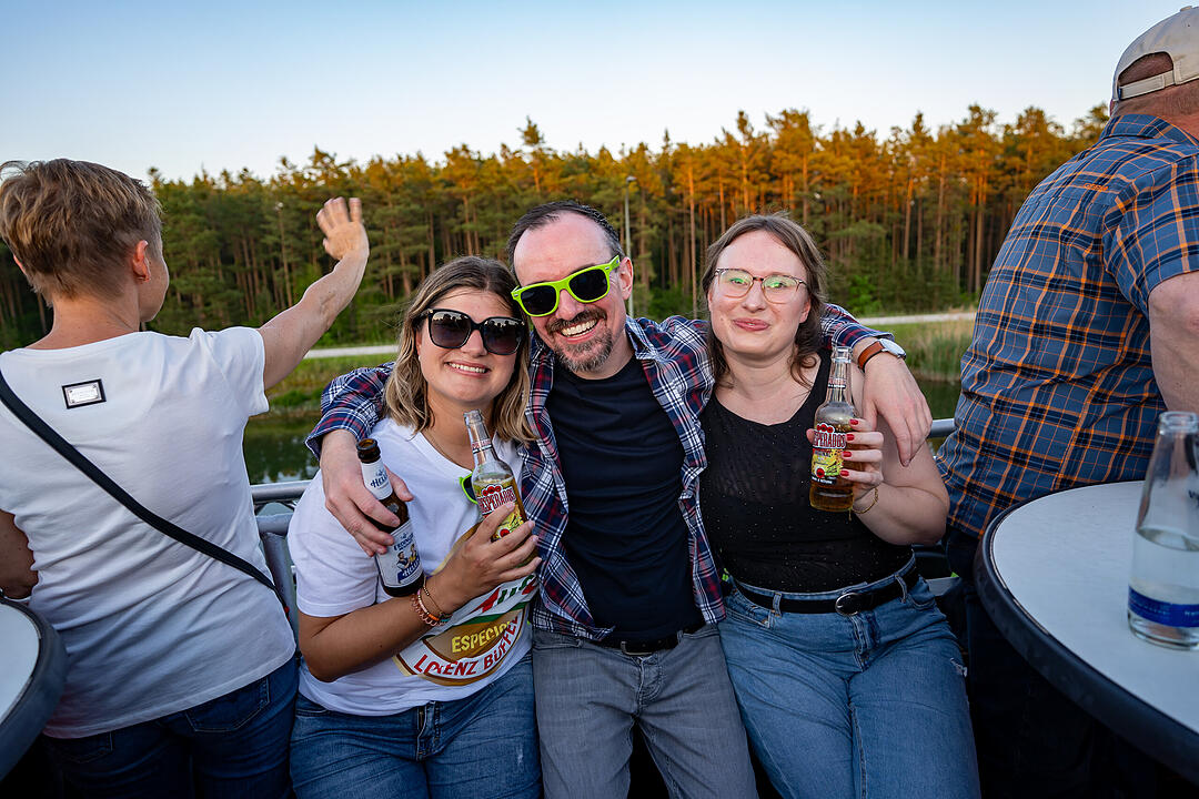 Auf drei Decks wurde richtig gefeiert!
