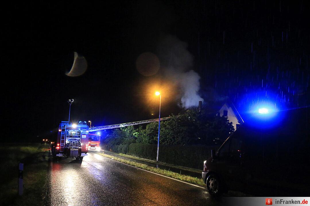 Blitzeinschlag in Gernach