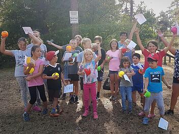Nur Sieger gab es bei den Ferienprogramm-Spielen der Chorgemeinschaft Frohsinn N&uuml;dlingen. Foto: Christa M&uuml;ller