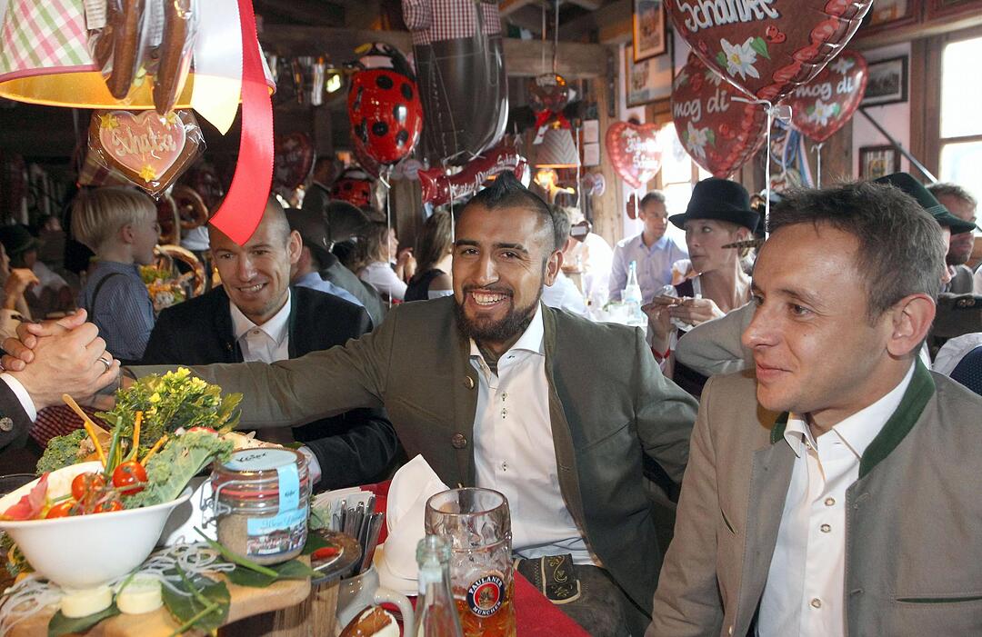Wiesn-Besuch des FC Bayern München