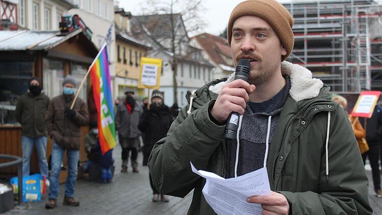 Felix Schober initiierte eine Gegendemo und trat als Redner auf. Gut möglich, dass sich das bei entsprechendem Anlass wiederholen könnte.