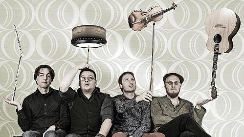 Das ClanMakeNoise-Quartett mit (von links) Michael Bauer, Jochen Wirsing, Rainer Nürnberger und Carlo Hilsdorf.