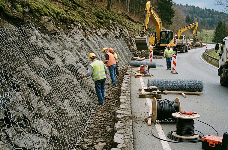 Staatliches Bauamt Bamberg: Vollsperrung nach wiederholten Steinschlägen