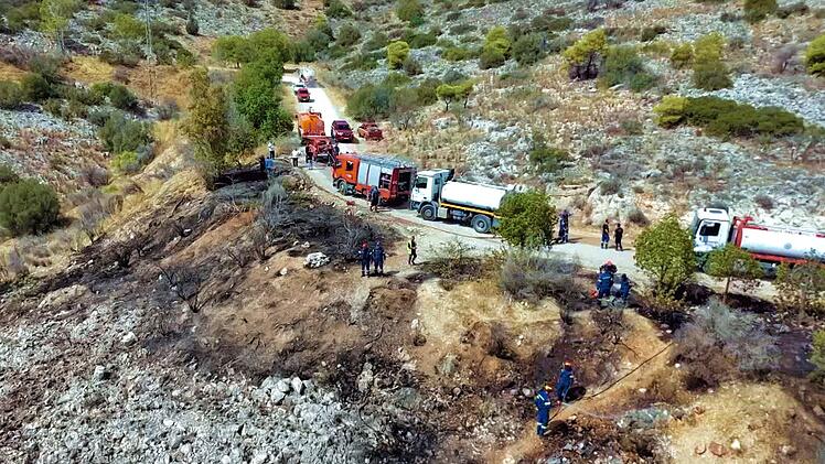 Freiwillige Feuerwehrkr&auml;fte der Gemeinde Kifissia im griechischen Attika sind in permanentem Alarmzustand. Das Gebiet ist das am st&auml;rksten gef&auml;hrdete Brandgebiet Europas.