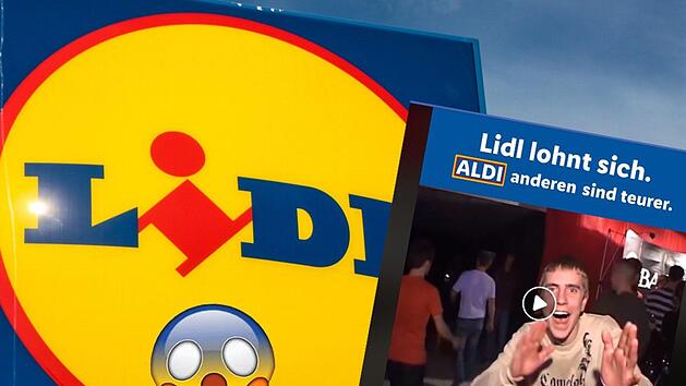 Der Neckarsulmer Discounter "Lidl" hat am Montag (15. Juli 2019) eine einwöchige Marketingkampagne gestartet. Symbolfoto: Christopher Schulz/Screenshot: Lidl Deutschland, Facebook/Collage: inFranken.de