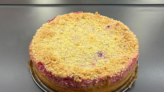 Himbeer-Crumbl-Cake