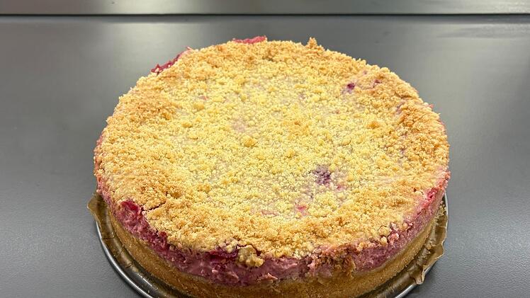 Himbeer-Crumbl-Cake