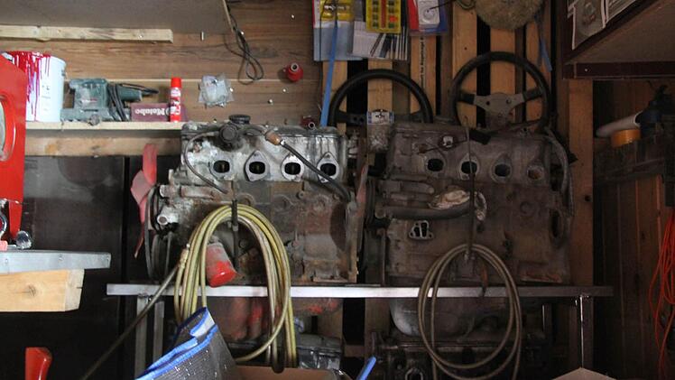 An Ersatzteilen herrscht in Fassoldshof kein Mangel.