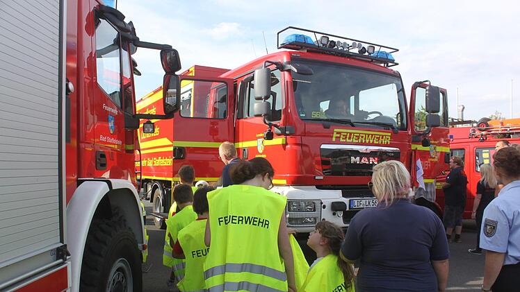 Ankunft des neuen Gerätewagens in Bad Staffelstein. Foto: Matthias Einwag