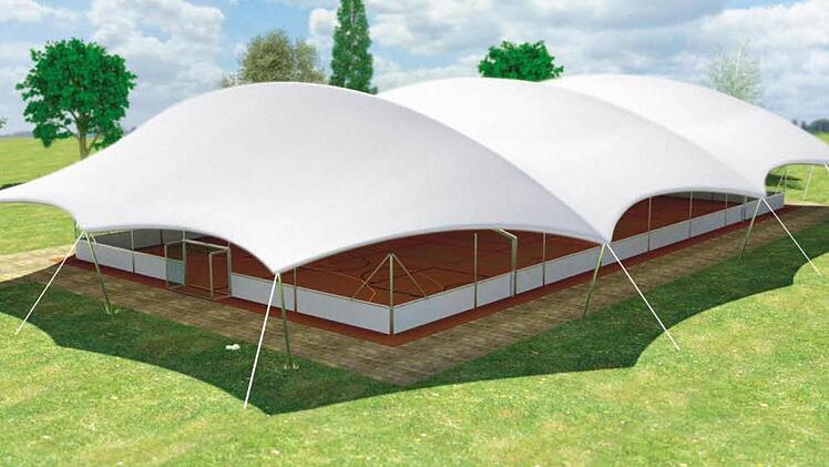 So hätte der Sport-Dome auf dem Kasernen-Gelände aussehen sollen. Jetzt sind die Planungen dafür wohl gestorben. Foto: Archiv